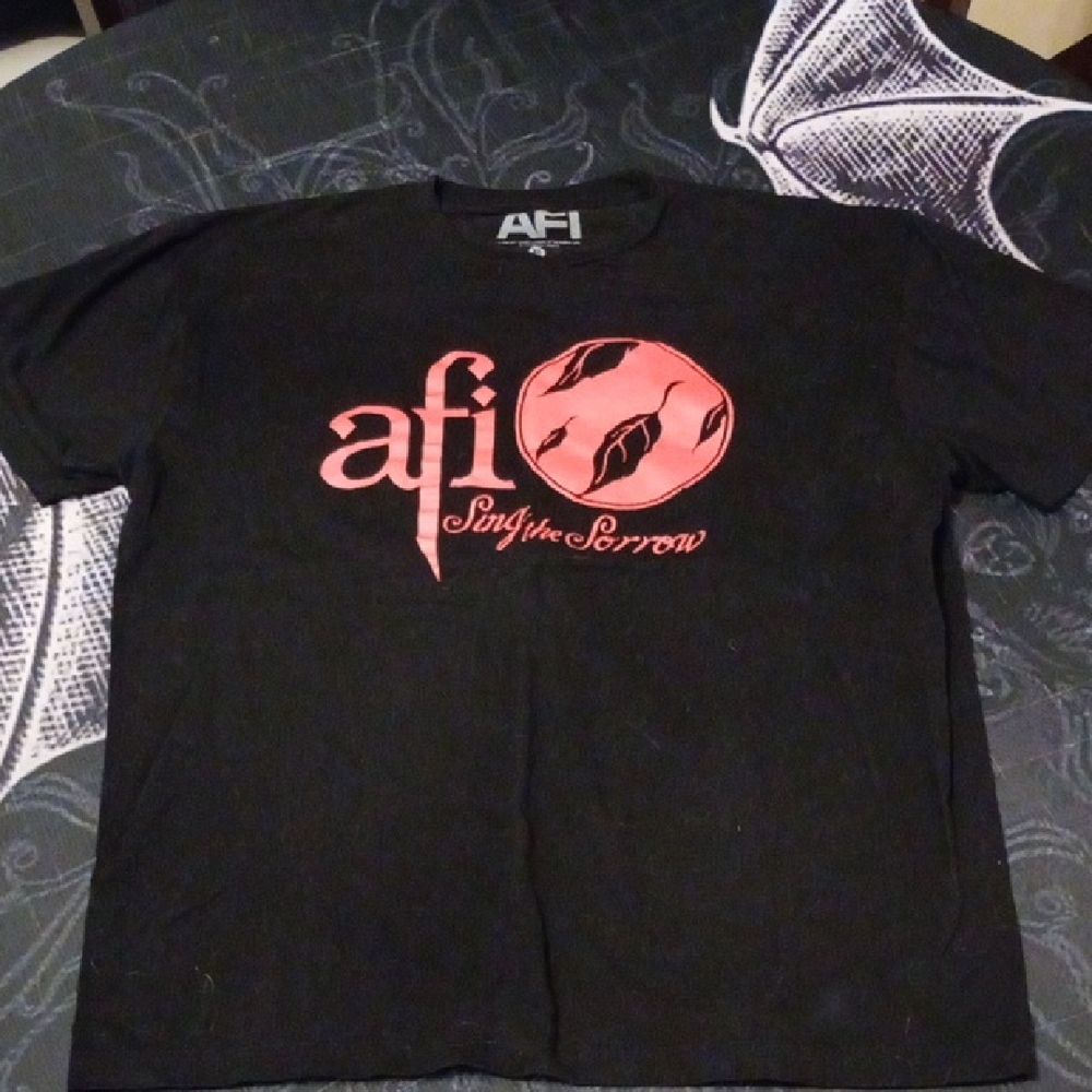AFI Black and Red Graphic Tee - Short Sleeve